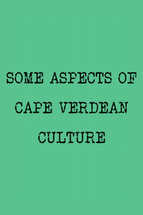 Some Aspects of Cape Verdean Culture